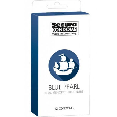 Bien-être PRESERVATIFS "BLUE PEARL" X 12 DE "SECURA KONDOME"