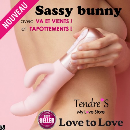 Love toys RABBIT VA ET VIENT SASSY BUNNY PURPLE DE "LOVE TO LOVE"