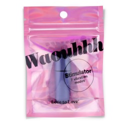 Love toys MINI BULLET VIBRO WAOUHHH BLEU INDIGO DE LOVE TO LOVE