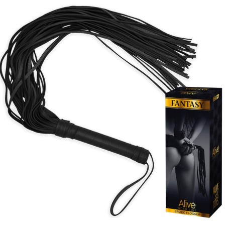 ACCESSOIRES MARTINET NOIR SIMILICUIR LONG DE "ALIVE"