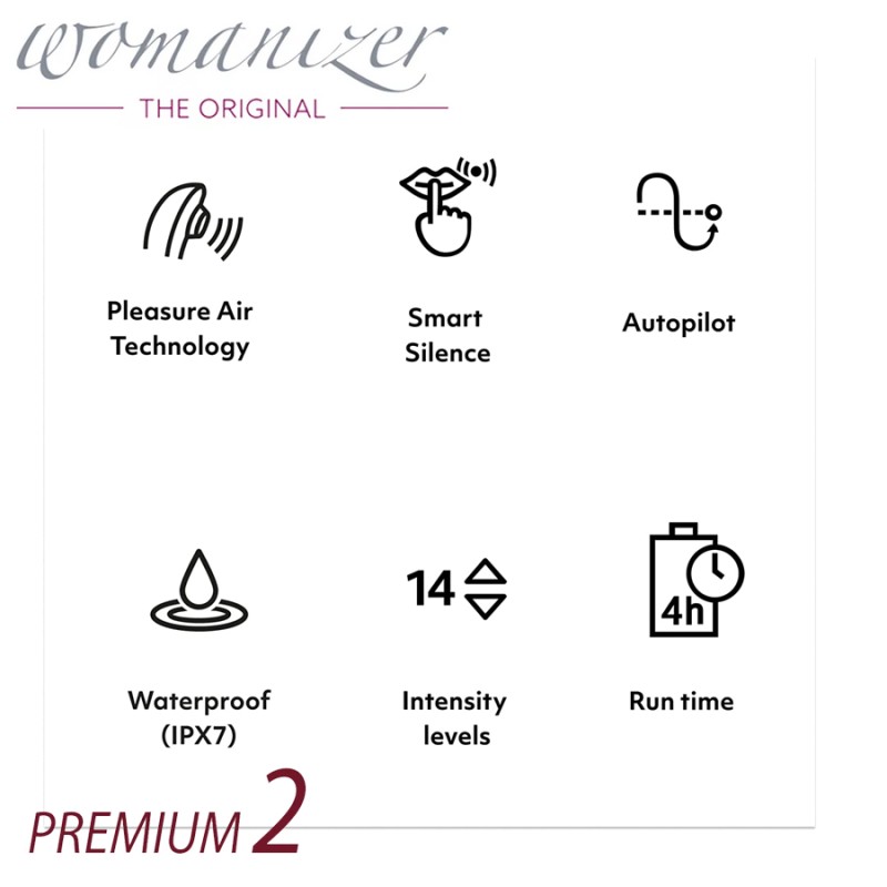 Love toys WOMANIZER PREMIUM 2 ROUGE