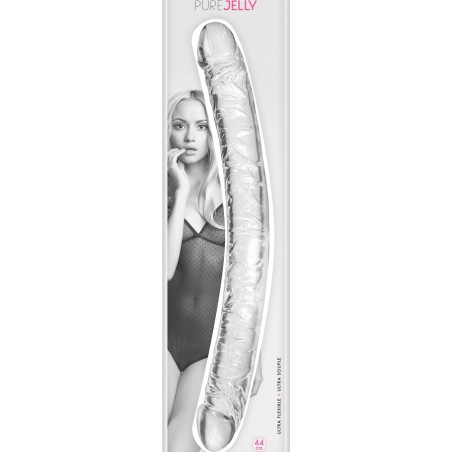 Love toys PURE JELLY DOUBLE DONG TRANSPARENT 44 CM