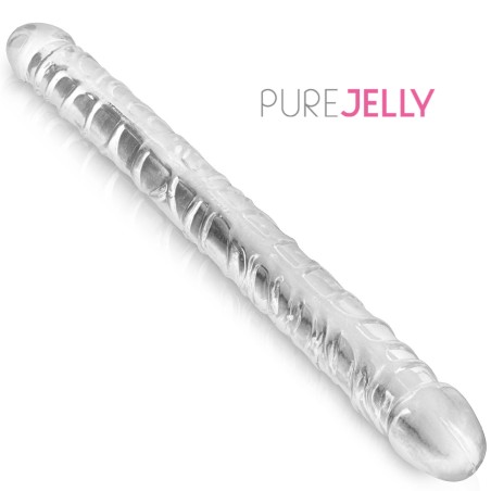 Love toys PURE JELLY DOUBLE DONG TRANSPARENT 44 CM