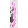 Love toys PURE JELLY DOUBLE DONG TRANSPARENT ROSE 44 CM Love toys PURE JELLY DOUBLE DONG TRANSPARENT ROSE 44 CM