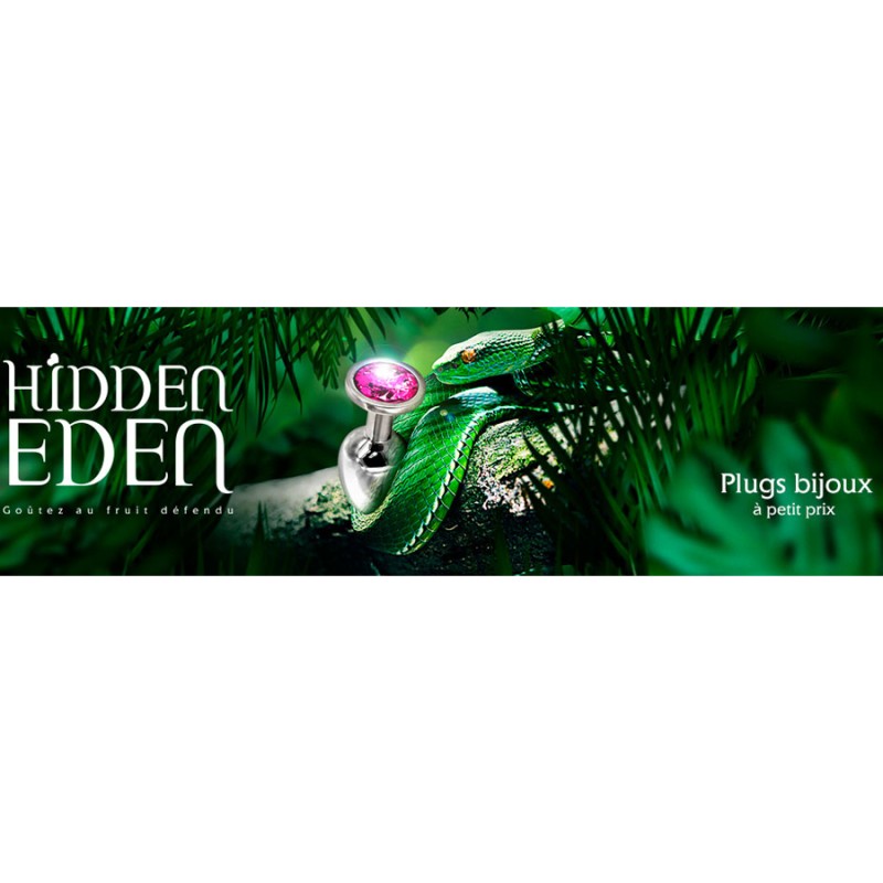 PLUG METAL PINK "ANGEL" TAILLE "S" DE "HIDDEN EDEN"