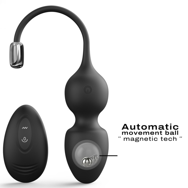 Love toys BOULES DE GEISHA NOIRES VIBRANTES LOVE BALLS DE DORCEL