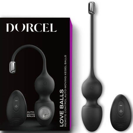 Love toys BOULES DE GEISHA NOIRES VIBRANTES "LOVE BALLS" DE "DORCEL"