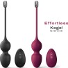 BOULES DE GEISHA VIBRANTES PRUNES "LOVE BALLS" DE "DORCEL"