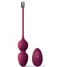 BOULES DE GEISHA VIBRANTES PRUNES "LOVE BALLS" DE "DORCEL"