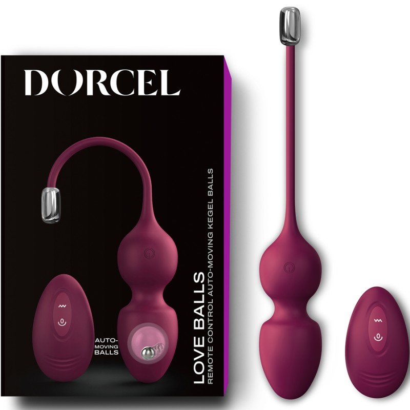 Love toys BOULES DE GEISHA VIBRANTES PRUNES LOVE BALLS DE DORCEL