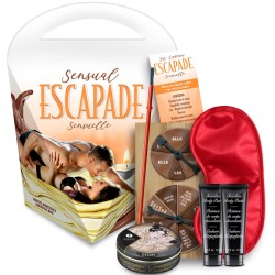 Jeux et Livres POCHETTE EROTIQUE "ESCAPADE SENSUELLE" POUR COUPLE