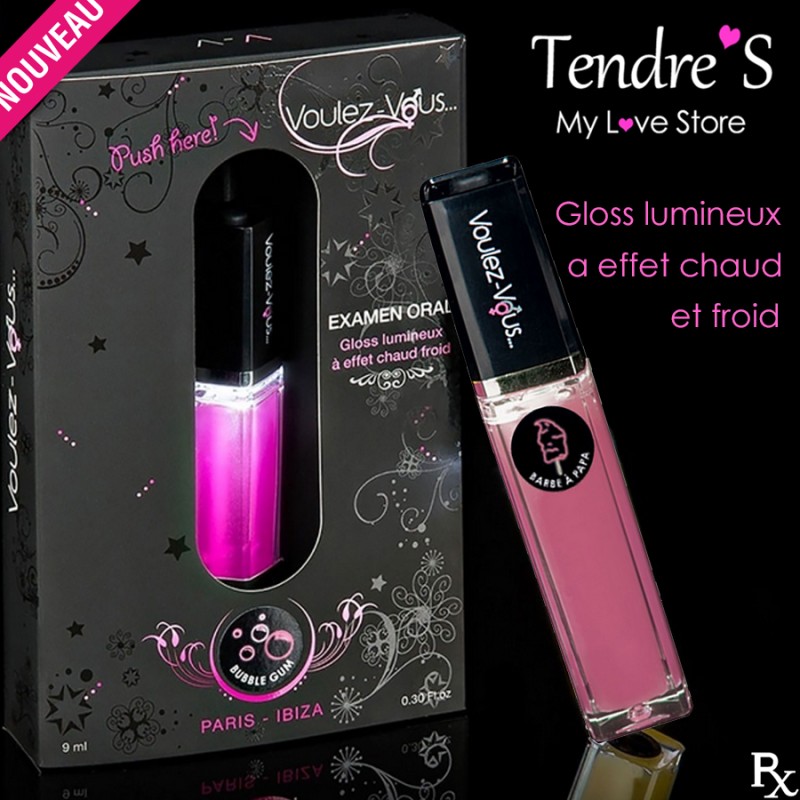 Bien Etre GLOSS LUMINEUX EFFET CHAUD FROID A LA BARBAPAPA "EXAMEN ORAL" DE "VOULEZ VOUS"