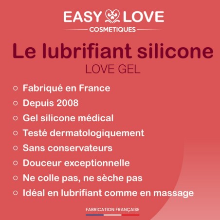 Bien Etre HUILE DE MASSAGE LUBRIFIANT SILICONE LOVE GEL PECHE DE "EASY LOVE" 100 ml