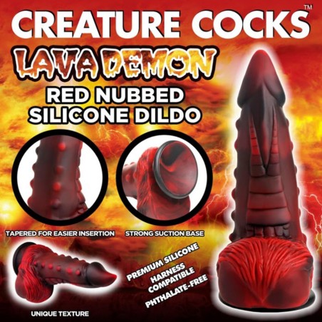 Love toys LOVE TOY VENTOUSE "CREATURE COCKS" LAVA DEMON