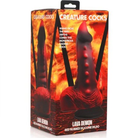 Love toys LOVE TOY VENTOUSE "CREATURE COCKS" LAVA DEMON