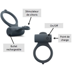 Love toys COCKRING VIBRANT POWER CLIT + DE DORCEL