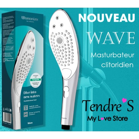 Love toys MASTURBATEUR WAVE CHROME DE WOMANIZER