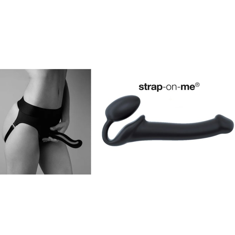 LOVE TOY CEINTURE SANS CEINTURE VIBRANT NOIR "STRAP ON ME" TAILLE: M