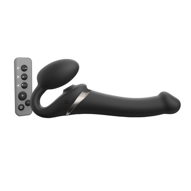 LOVE TOY CEINTURE SANS CEINTURE VIBRANT NOIR "STRAP ON ME" TAILLE: M