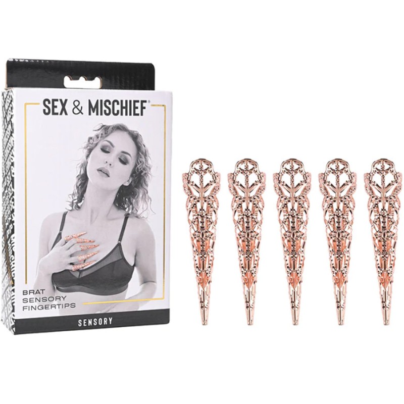 ACCESSOIRE DE DOIGT "BRAT SENSORY FINGERTIPS" DE "SEX & MISCHIEF"