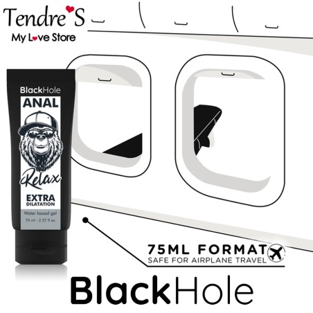 Bien-être LUBRIFIANT ANAL RELAX EXTRA DILATATION DE "BLACK HOLE" 70 ML