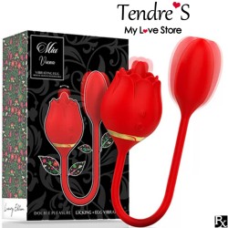 ROSE "MIA VIENA" AVEC LANGUE ET OEUF VIBRANT