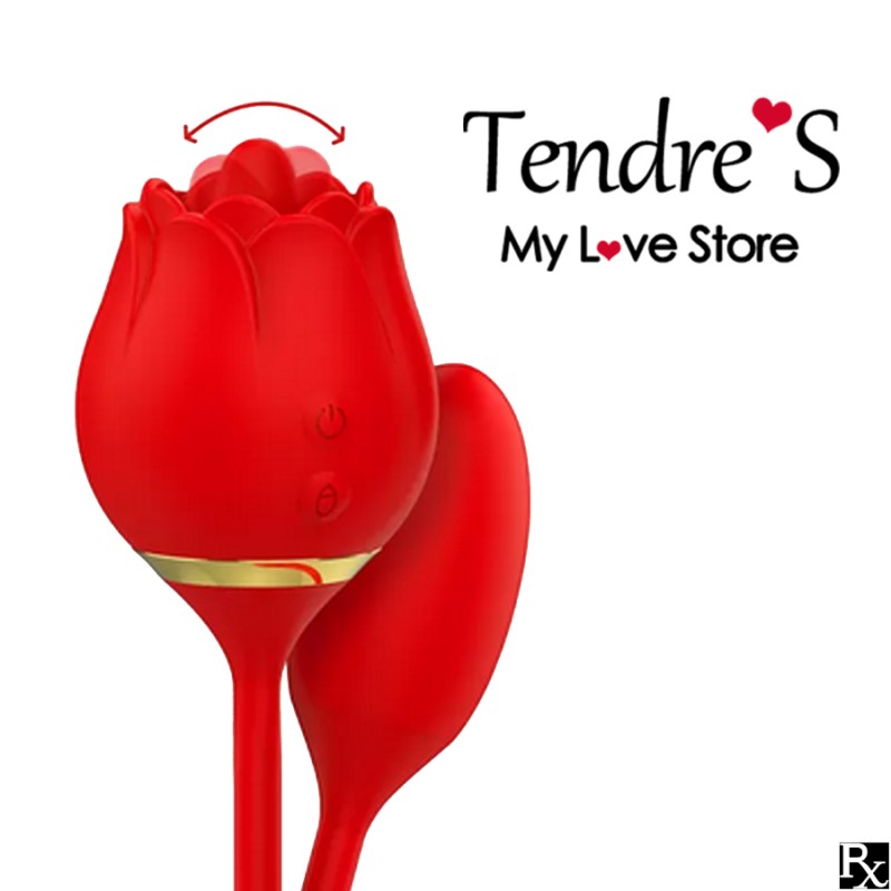 ROSE "MIA VIENA" AVEC LANGUE ET OEUF VIBRANT