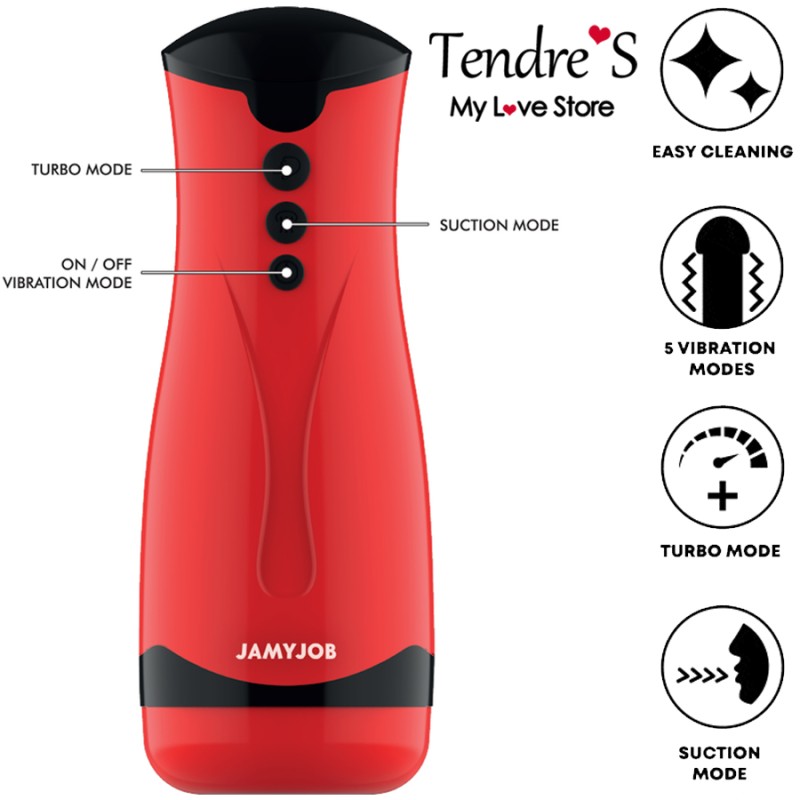 Love toys MASTURBATEUR DAMERON AVEC SUCCION ET VIBRATIONS DE JAMYJOB