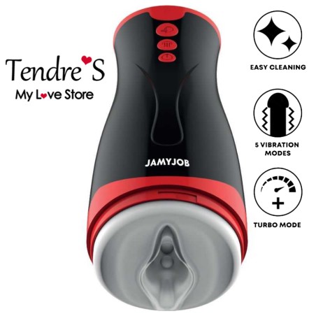 Love toys MASTURBATEUR "JANGO" AVEC SUCCION ET VIBRATIONS DE "JAMYJOB"