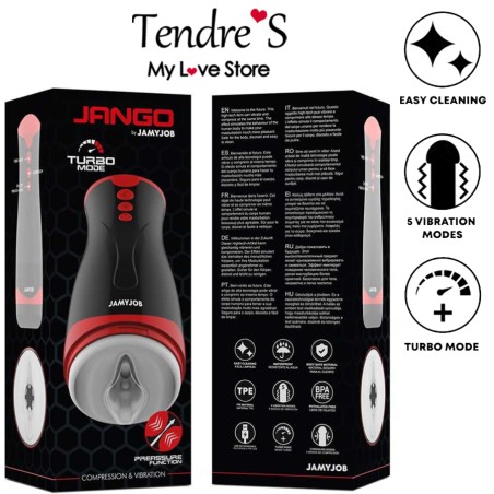 Love toys MASTURBATEUR "JANGO" AVEC SUCCION ET VIBRATIONS DE "JAMYJOB"