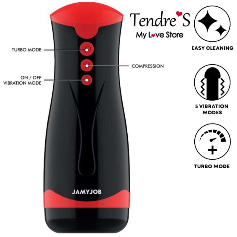 Love toys MASTURBATEUR JANGO AVEC SUCCION ET VIBRATIONS DE JAMYJOB