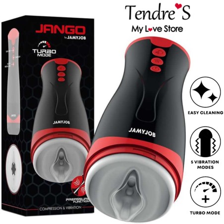 Love toys MASTURBATEUR "JANGO" AVEC SUCCION ET VIBRATIONS DE "JAMYJOB"