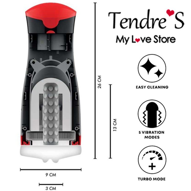 MASTURBATEUR "JANGO" AVEC SUCCION ET VIBRATIONS DE "JAMYJOB"