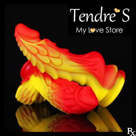 Love toys LOVE TOY VENTOUSE "BAD DRAGON ROUGE JAUNE"