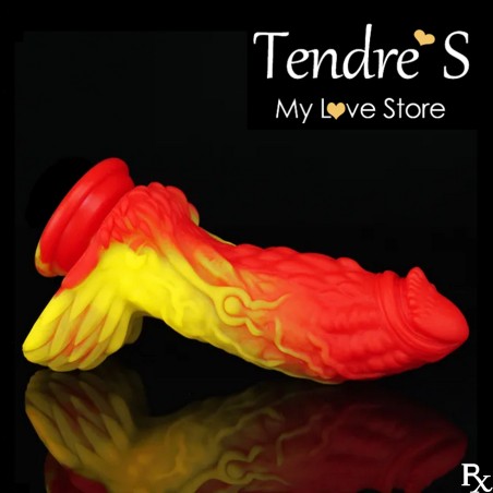 Love toys LOVE TOY VENTOUSE "BAD DRAGON ROUGE JAUNE"