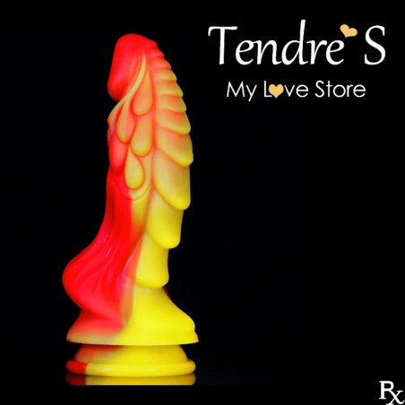 Love toys LOVE TOY VENTOUSE "BAD DRAGON ROUGE JAUNE"