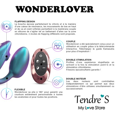 Love toys WONDERLOVER TURQUOISE DE "LOVE TO LOVE"