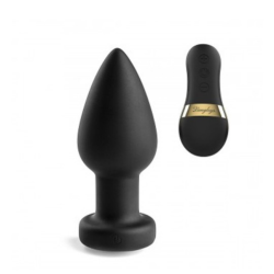 PLUG VIBRANT "ZEUS" AVEC LED A TELECOMMANDE DE "YRANUS" TAILLE S