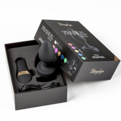 PLUG VIBRANT "ZEUS" AVEC LED A TELECOMMANDE DE "YRANUS" TAILLE S