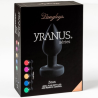 PLUG VIBRANT "ZEUS" AVEC LED A TELECOMMANDE DE "YRANUS" TAILLE S