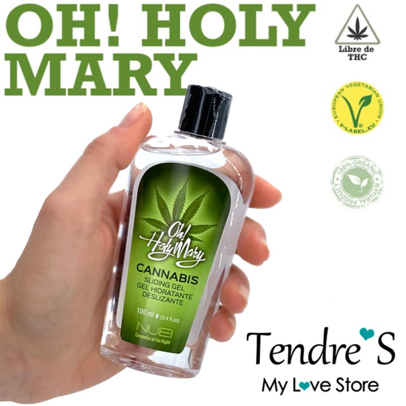 Bien Etre LUBRIFIANT GEL CANNABIS CHAUFFANT "OH ! HOLY MARY" 100 ML