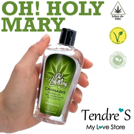 Bien-être LUBRIFIANT GEL CANNABIS CHAUFFANT "OH ! HOLY MARY" 100 ML