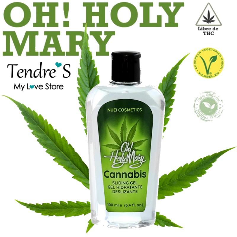 LUBRIFIANT GEL CANNABIS CHAUFFANT "OH! HOLY MARY" 100 ML