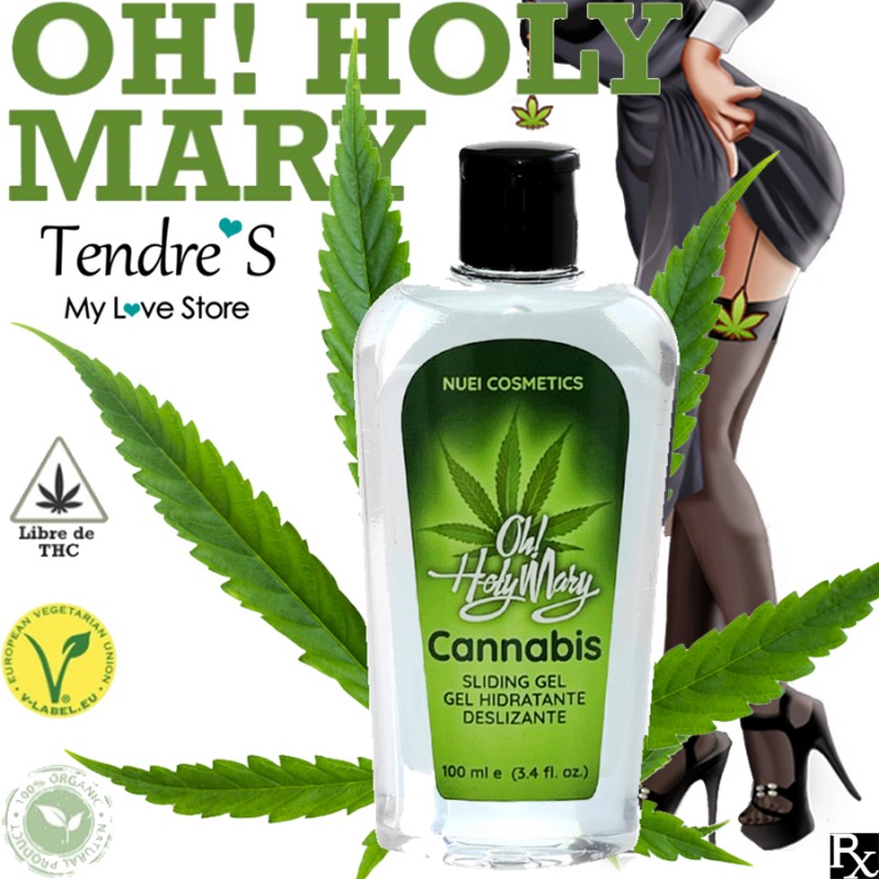 LUBRIFIANT GEL CANNABIS CHAUFFANT "OH! HOLY MARY" 100 ML