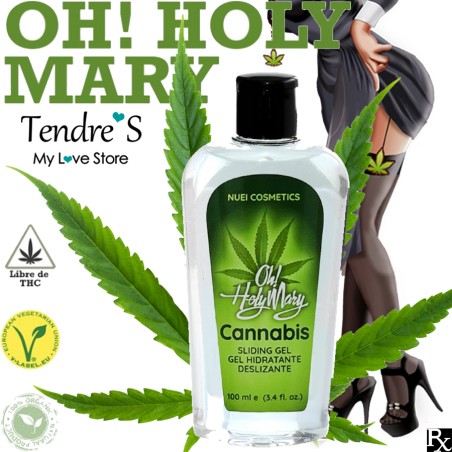 Bien-être LUBRIFIANT GEL CANNABIS CHAUFFANT "OH ! HOLY MARY" 100 ML