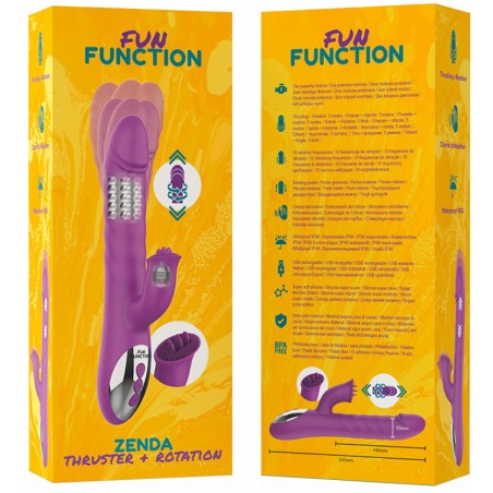 Love toys RABBIT ZENDA DE "FUN FUNCTION"