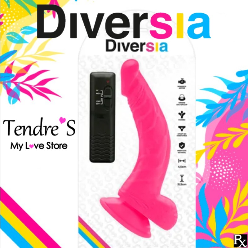 LOVE TOYS VENTOUSE VIBRANT ROSE DE "DIVERSIA"  21.5 CM