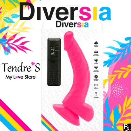 Love toys LOVE TOYS VENTOUSE VIBRANT ROSE DE "DIVERSIA" 21.5 CM