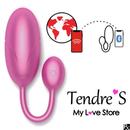 Love toys OEUF VIBRANT ROSE "TOKYO" AVEC APPLICATION DE "ONINDER"