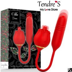 ROSE "MIA VIENA" AVEC LANGUE ET VA ET VIENTS